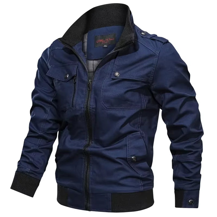 Spring Autumn Jacket Men Cotton Windbreaker Cargo Coat Unload Men'S Tactics Jackets Man Cargo Casual Jacket Mens Clothes 2022