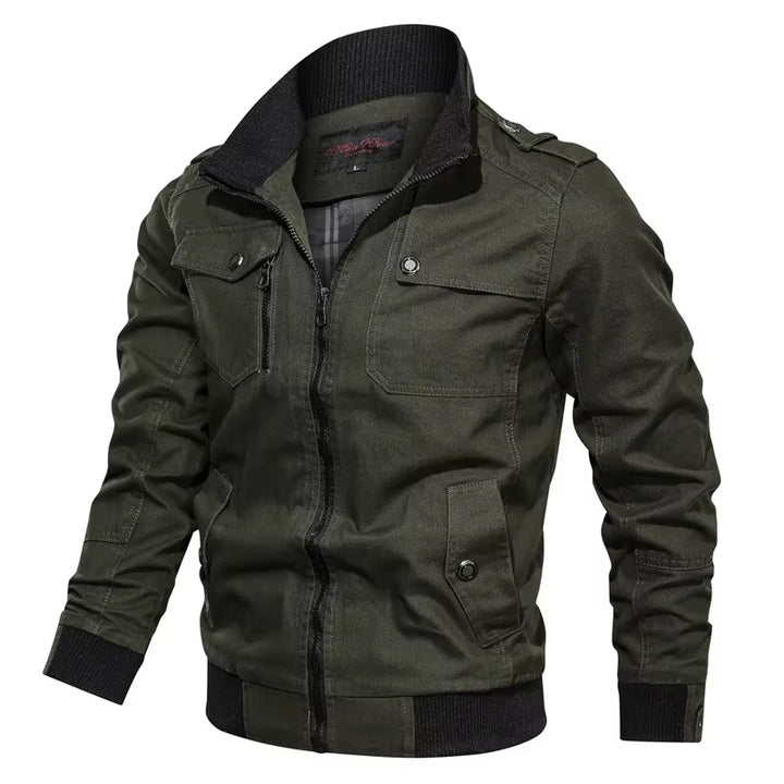 Spring Autumn Jacket Men Cotton Windbreaker Cargo Coat Unload Men'S Tactics Jackets Man Cargo Casual Jacket Mens Clothes 2022