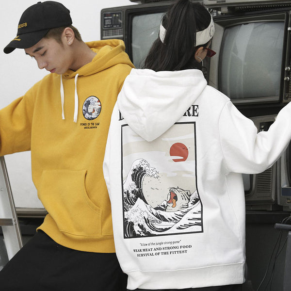 Retro Japanese Style Hoodie