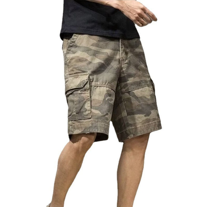 Summer Casual Camouflage Workwear Shorts - Han2sure-men's fashion clothing, women's accessories, designer jewelry, stylish outfits for men, trendy women's fashion, luxury fashion brand