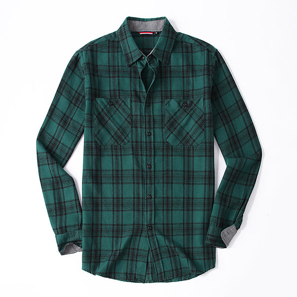 Everyday Light Plaid Flannel Shirt