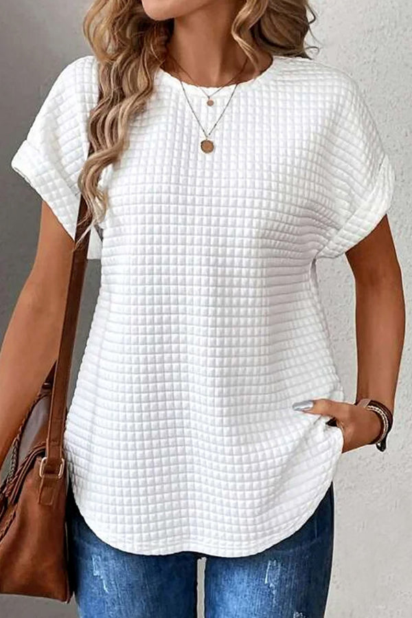 Classic Round Neck Short Sleeve T-Shirt