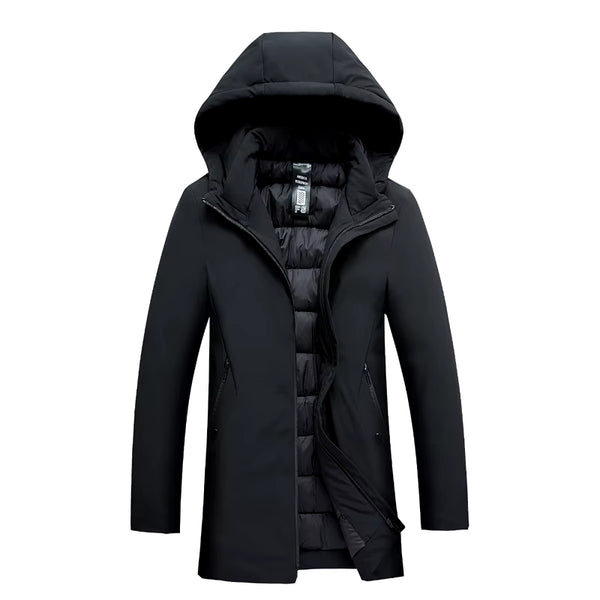 Men 2023 Winter Cotton-Padded Coat Version of Japanese down Padded Jacket Autumn Hooded Cotton-Padded Jacket Men