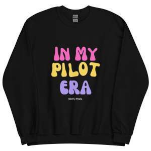 "Pilot Era" Print Light Weight SweatShirt