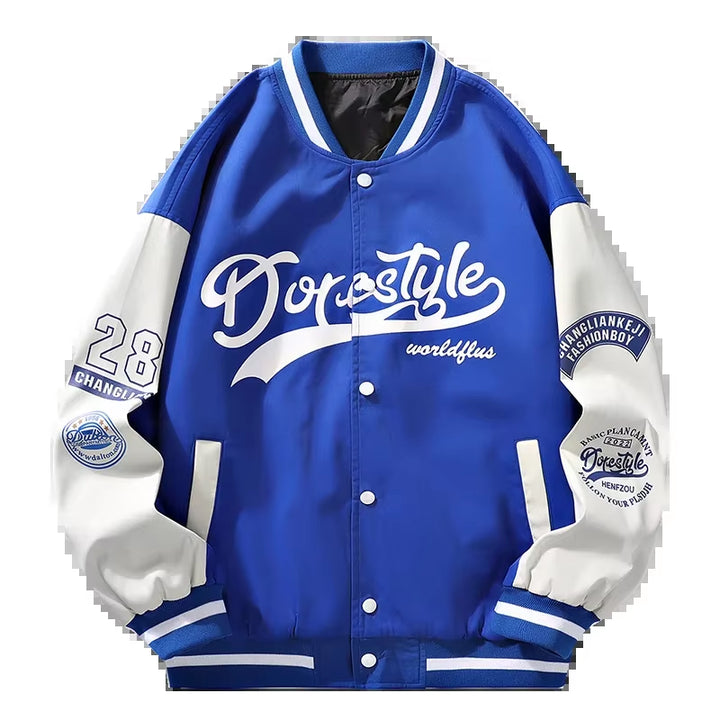 Men's and Women's Trendy Loose Casual Baseball Jacket - Spring and Autumn Hip-Hop Streetwear