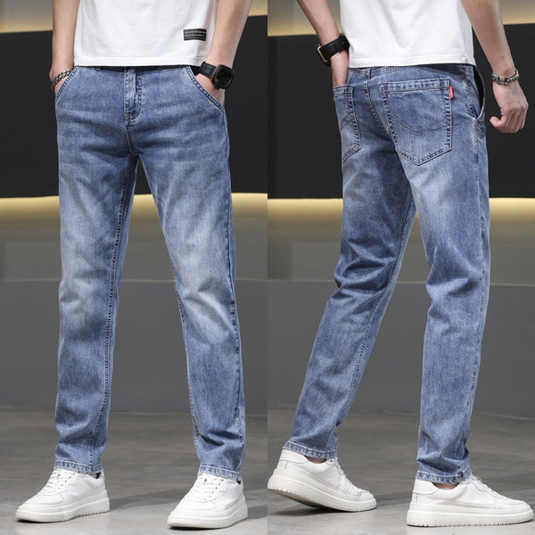 Classic Slim Fit Straight Leg Jeans