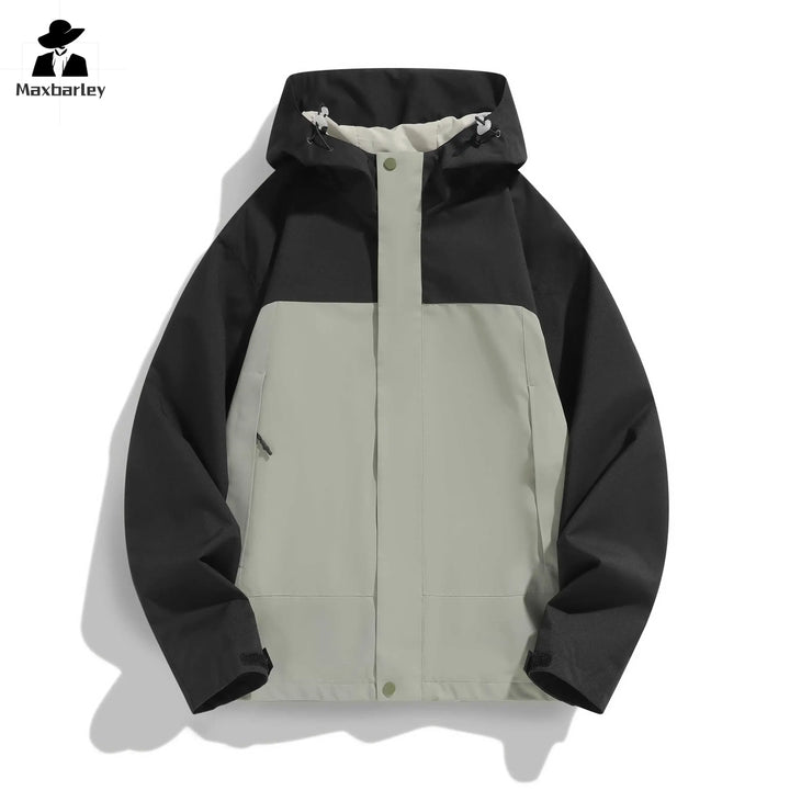 Gorpcore Hooded Jacket for Men and Women - 2024 Autumn Fashion Waterproof Windbreaker for Casual Outdoor Activities, Fishing, and Camping