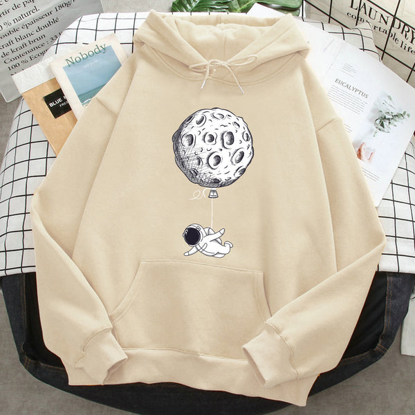 "Moon Balloon" Graphic Hoodie