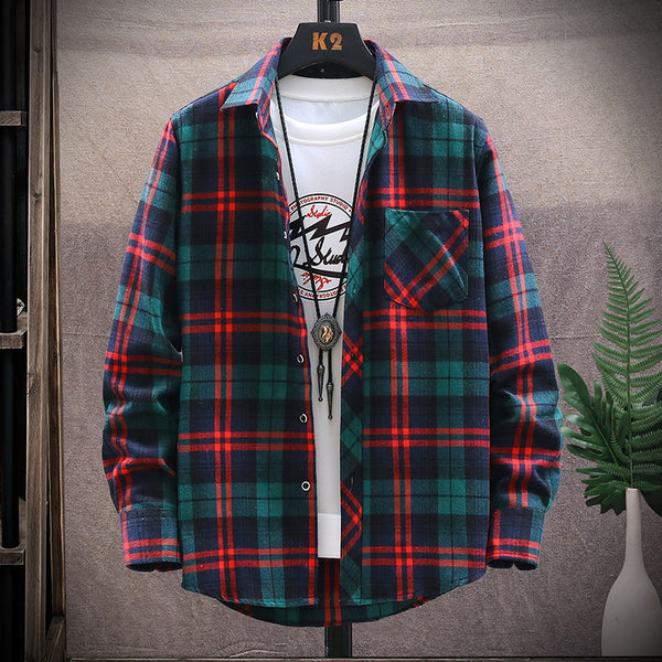 Slim Fit Brushed Flannel