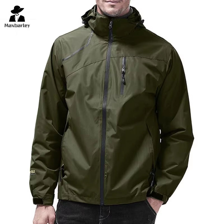 Men's Waterproof Autumn Winter Jacket for Hiking, Camping, Climbing, Fishing, and Hunting