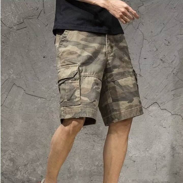 Summer Casual Camouflage Workwear Shorts - Han2sure-men's fashion clothing, women's accessories, designer jewelry, stylish outfits for men, trendy women's fashion, luxury fashion brand