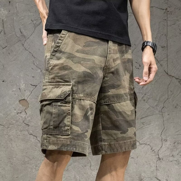 Summer Casual Camouflage Workwear Shorts - Han2sure-men's fashion clothing, women's accessories, designer jewelry, stylish outfits for men, trendy women's fashion, luxury fashion brand