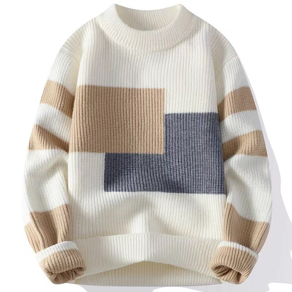 "Patterned" Loose Knitted Sweater