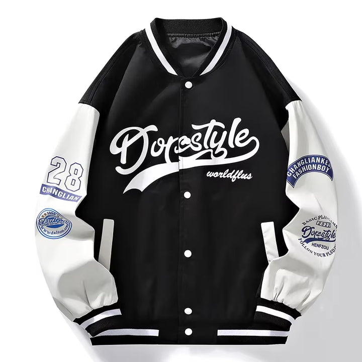 Men's and Women's Trendy Loose Casual Baseball Jacket - Spring and Autumn Hip-Hop Streetwear